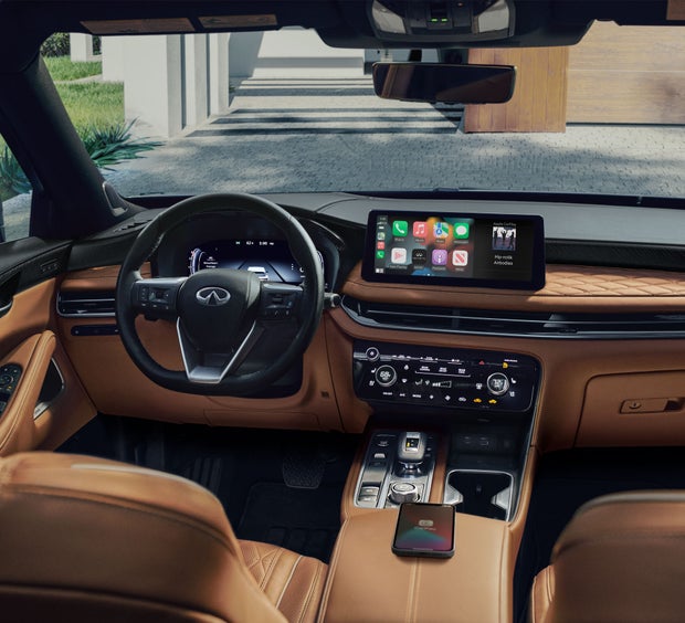 2024 INFINITI QX60 Key Features - Wireless Apple CarPlay® integration | Lia INFINITI in Cohoes NY